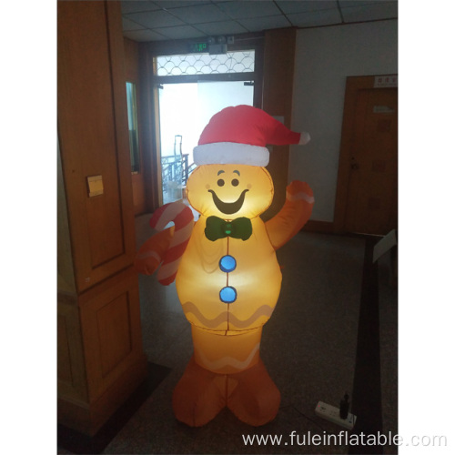 Holiday inflatable Gingerbread for Christmas garden decoration